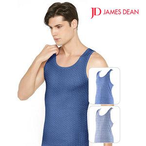 제임스딘 순면 민소매런닝 런닝셔츠 남성 런닝 3매입