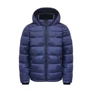 타미힐피거 퍼포먼스 푸퍼 후드 패딩 재킷 점퍼 네이비 158AN508-MID