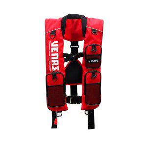 [SAPA]싸파_ 베나스 프리미엄 자동 팽창식 구명조끼 3포켓 FREE (낚시/레져)