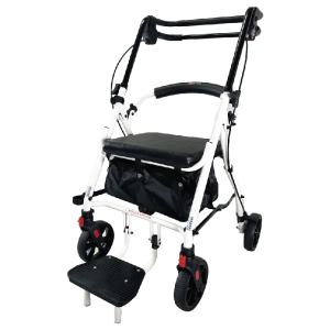 라온아띠 성인용보행기 N플러스W 화이트 실버카 할머니유모차 롤러레이터 효도선물