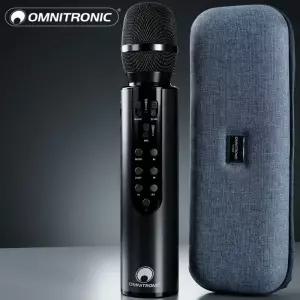 옴니트로닉 ASONE 블루투스마이크 블랙색상 무선 스피커겸용 일체형