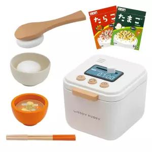 우디푸디 밥솥세트 원목 내장 자석 주방놀이 장난감