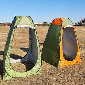 KFP 원터치 양문형 텐트 간이 화장실 탈의실 샤워실등 사용/1인용 간편낚시 낚시좌대
