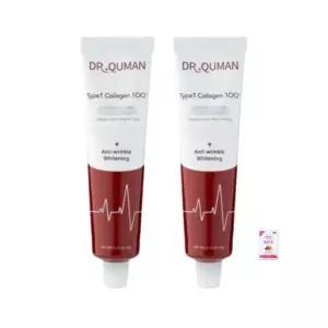 [닥터큐먼]  콜라겐 크림팩 프리미엄 60g 2개+ 폼클렌징(3ml)