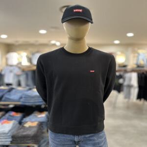 [리바이스] 리바이스 남녀공용 스몰로고 기모 맨투맨티셔츠 (342570008)