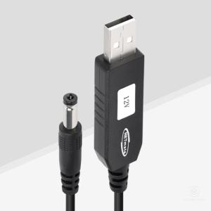 USB TO DC전원선 12V 승압 변환케이블 공유기 모뎀 허브 전압 단자 1M 파워 충전 젠더 어댑터 전환 커넥터