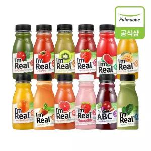 [풀무원] 아임리얼 주스 190ml 12종 8개 골라담기 (딸기,수박,오렌지,키위 외)