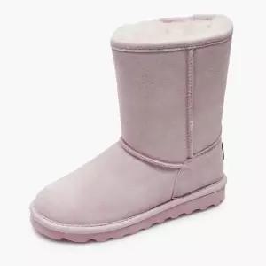 [롯데백화점]베어파우 ELLE SHORT 여성 소가죽 양털 어그 부츠 K1962635PD-W 핑크