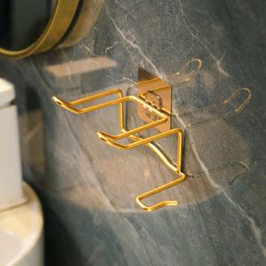 무타공 욕실 화장실 벽부착 헤어 드라이기 걸이 거치대 수납 홀더 정리대