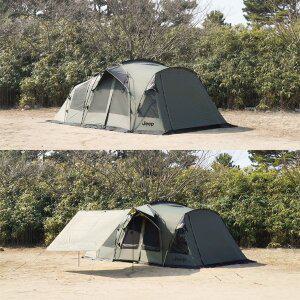 [지프] 실베스터 리미티드 카키 대형 리빙쉘 패밀리텐트