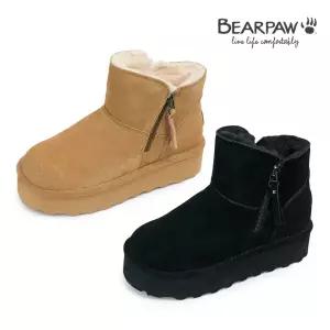 [롯데백화점]베어파우 RETRO MAREN 소가죽 키높이 플랫폼 양모 어그 부츠 2종 K3119QD-W