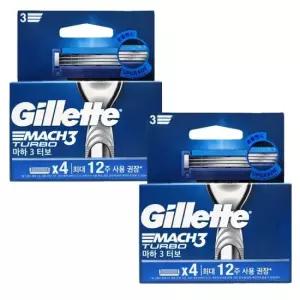 질레트 마하3 터보 NEW 면도날 8입