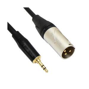 MACK HA28 스테레오 3.5mm to 캐논 10m XLR PC 앰프 믹서 음향 연결선 오디오 스피커 케이블