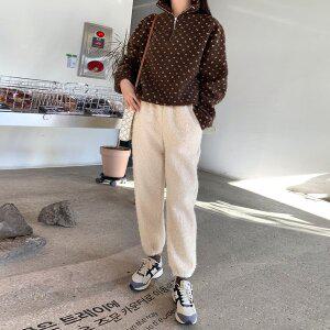 [미아마스빈]오필리아 부클 조거 기모 팬츠