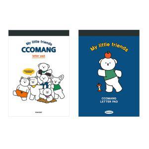 꼬망일러스트 뜯어쓰는 편지지 PP 축하 기념 X2(혼합) 패드편지지 꼬망편지지