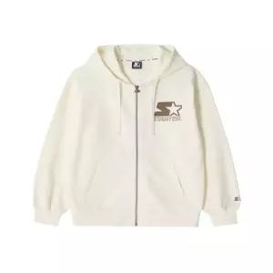 [스타터 블랙라벨] 카모스타 빅로고 헤비 스웨트 후드집업 (아이보리) SA243OHZ13_IVY