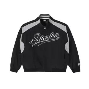 [스타터 블랙라벨]웨이브 로고 어센틱 자켓 (블랙) SA243OJK26_BLK