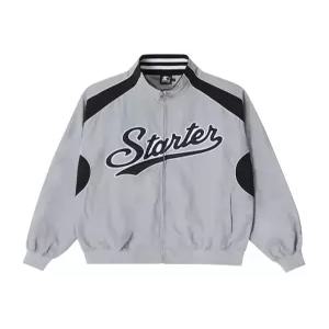 [스타터 블랙라벨]웨이브 로고 어센틱 자켓 (그레이) SA243OJK26_GRY