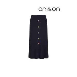 [온앤온][온앤온] 버튼 다운 니트 롱스커트(JK2MS336)