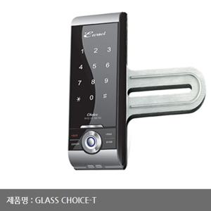 에버넷 유리문용도어락 초이스글라스T 단문 터치키3개 출입통제