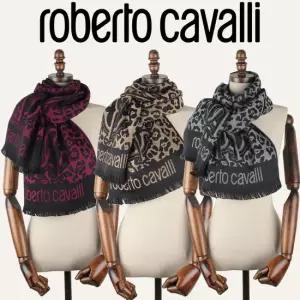 로베르토 카발리 머플러 SC15WOV0476 3종택일  마젠타 카멜 그레이)