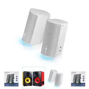 브리츠 2채널 게이밍 PC 노트북 스피커 화이트 /다용도/데스크탑/심플/인테리어/고음질/소형/오디오