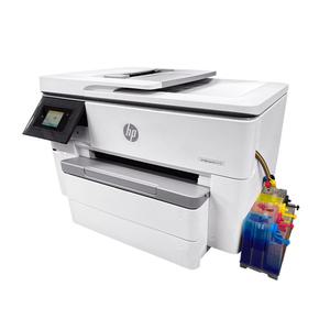 HP 오피스젯 9730(7740무칩보드개조)복합기+무한잉크공급기(안료) 장착/팩스지원+자동양면인쇄+자동양면스캔복사/A3출력복사/OJ9730