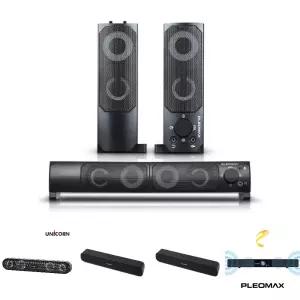 플레오맥스 사운드바 스피커 PBS Z100/2웨이/사운드/컨트롤/해상력/심플한/고급/메탈/그릴/하이그로시