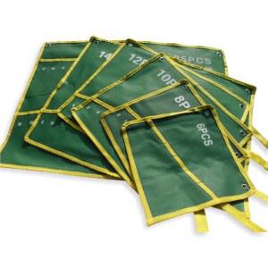 더블 오프닝 오프셋 링 스패너 키트 케이스 도구 가방 렌치 롤업 보관 정리 파우치 6 8 10 12 14 20 25 포켓