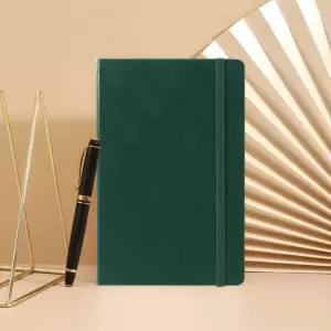 (다크그린) 레더 A5 모눈 밴드 노트/위클리/다이어리/플래너/문구/필기/사무용/수첩/회사/학생/스케줄/선물
