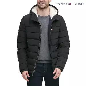 [타미힐피거] 패딩 셰르파 후드 점퍼 (KJO0904A-K)