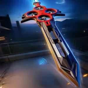 플라잉 소드 검 원격조종 대형 칼모양 드론 Led 발광 비행검 키덜트 장난감