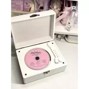 CDP 블루투스 올인원 휴대용 빈티지 시디플레이어 레트로