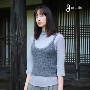 지스튜디오 24FW 캐시미어 크로쉐 뷔스티에