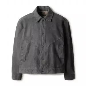 [롯데백화점]시리즈 누벅 양가죽 트러커 자켓(SAUDS25201GYX)