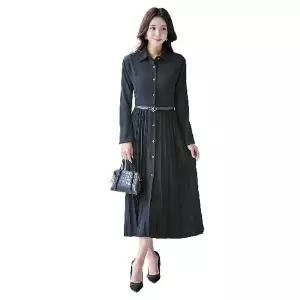 [NS홈쇼핑](삽)플리츠 셔츠원피스+벨트(2종)[35410481]