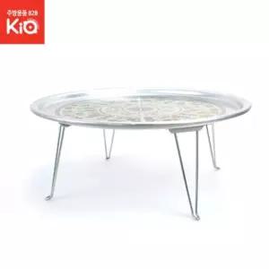 (접이식발상 1호 특대(다과용)) 접이식발상 양은밥상 시골밥상 나래밥상 나혼자산다밥상 삼시세끼밥상 동상