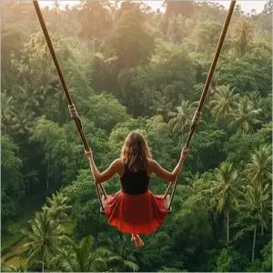 발리 스윙, 래프팅+우붓투어+마사지 투어