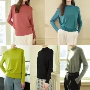 텐셀모달소프트티블라우스5종세트