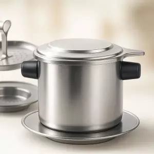 베트남 전통 커피핀 드리퍼 추출기 위즐커피 핀커피 반영구 핸드드립세트 커피필터