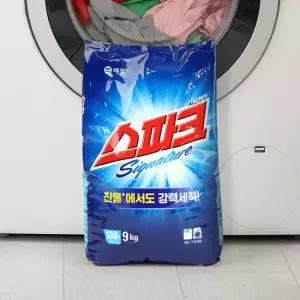 스파크 일반드럼 겸용 가루세제 리필 9kg x 1개