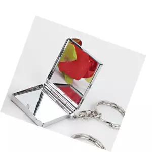 K초록 스텐 미니 손거울 열쇠고리 귀여운열쇠고리