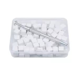 네일 그라데이션 스펀지 100p + 집게 세트 아트 촬영소품 디자인 젤 셀프 스톤피커