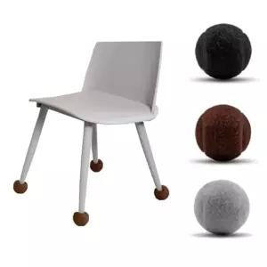 [나인쇼핑] 프리미엄 테니스공 의자 발커버1P 식탁 책상 의자 가구 다리커버 의자캡 층간소음방지 보호패드