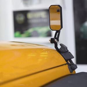 지프 랭글러 TJ JK 글래디에이터 2007-2022 광각 미러용 차량 후드 래치, 사각지대 미러, 후방 보조