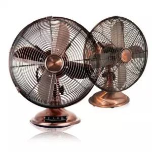 [골드스마일]미니선풍기 니코1213 클래식 메탈선풍기 황동 동선풍