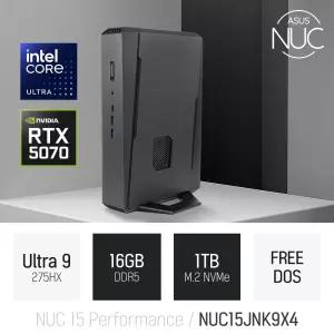 ⓒ ASUS NUC 15 Performance NUC15JNK9X4 울트라9 275HX 16GB 1TB / 고성능 게임 미니PC