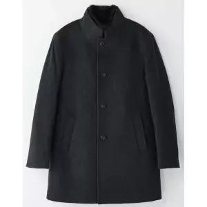 [하프클럽/에스티코]캐시미어 울 머스크랫 카라 코트 SCTVD91NSC