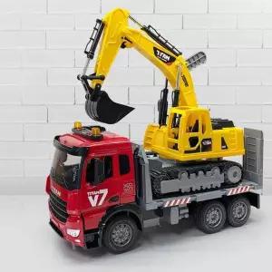 프릭션 사운드 중장비놀이 작동완구 포크레인셀프로더