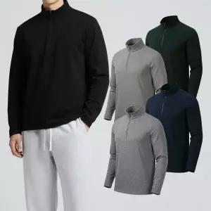 [화이트빌딩]남자 맨투맨 기모 오버핏 무지 겨울 빅사이즈 기모 아